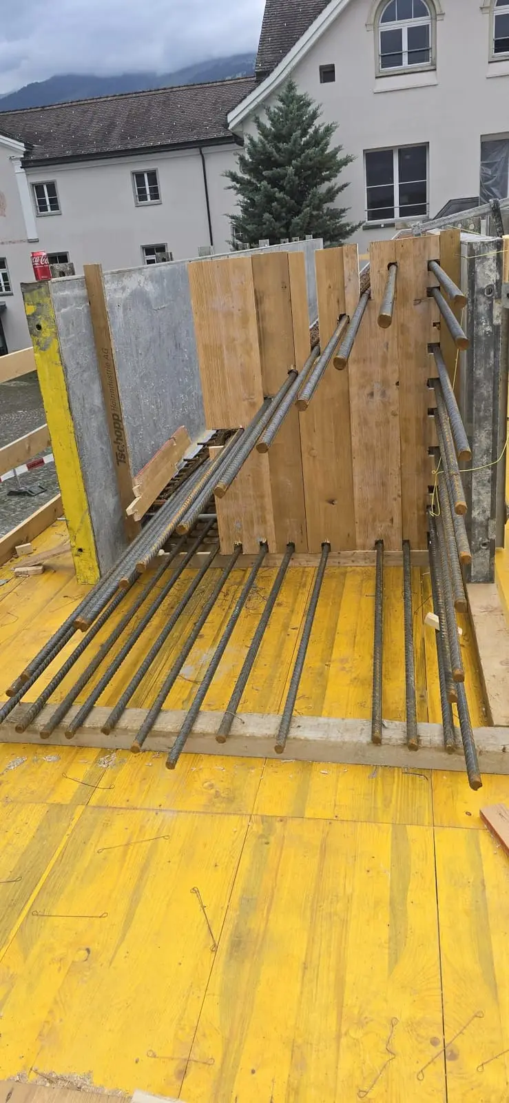 Reinforcement works, residential development