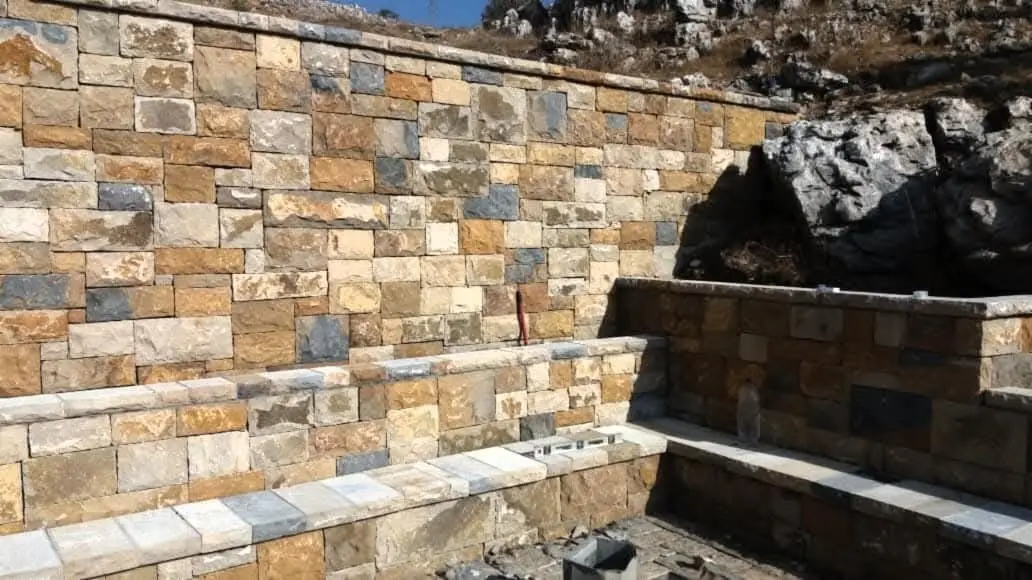 Natural stone masonry and civil structures