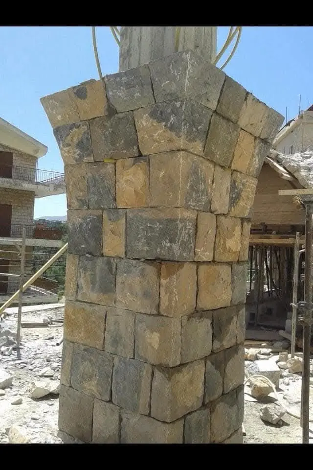 Stairs and landscaping in stone