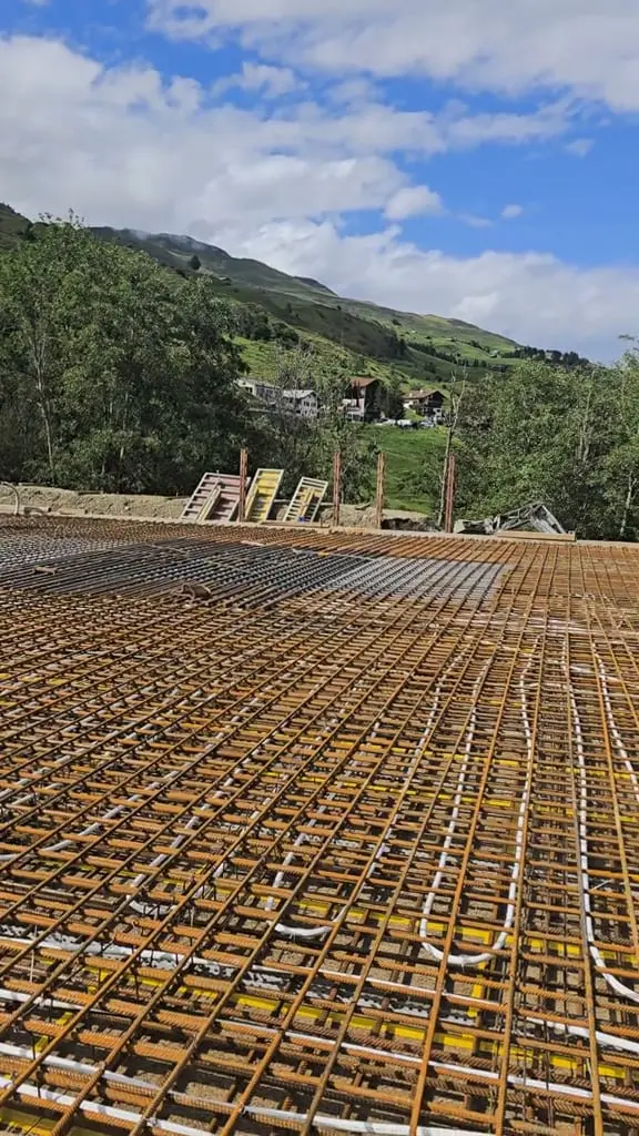 Reinforcement works, residential development