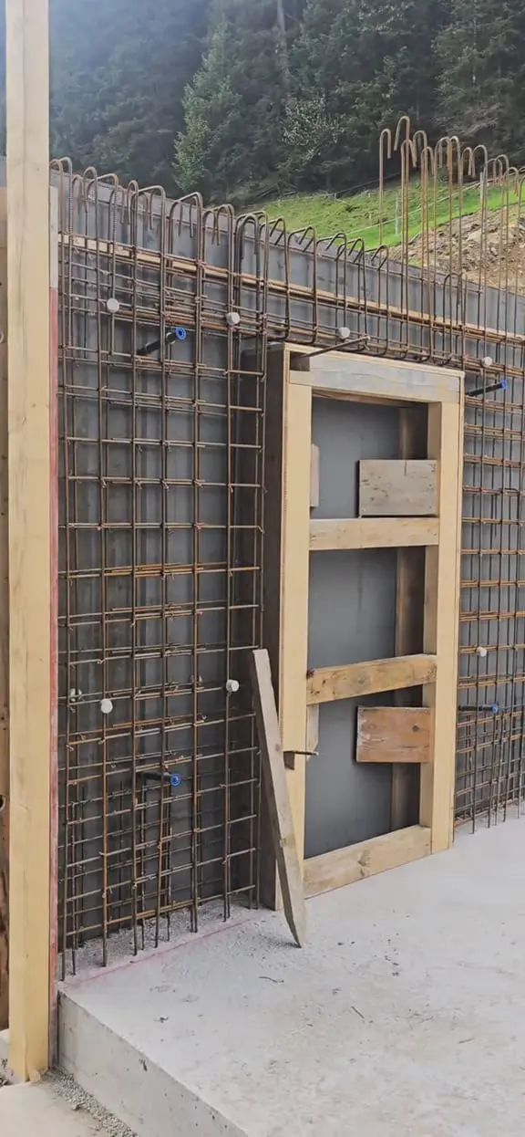 Reinforcement works, residential development